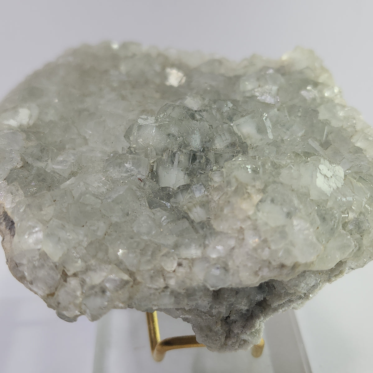 Pale Green-Blue Fluorite on Matrix