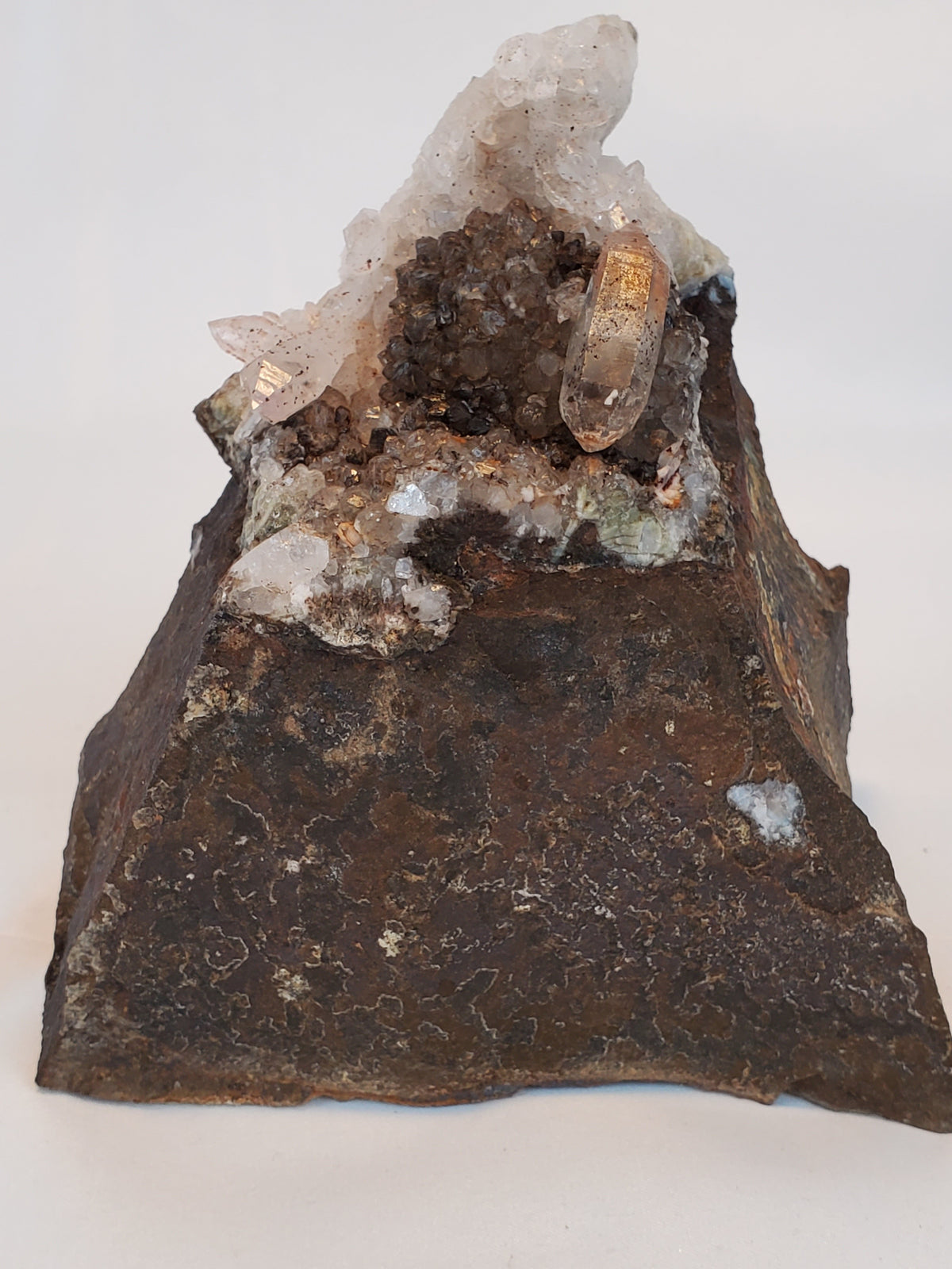 Natural Brandberg Quartz Cluster from Namibia