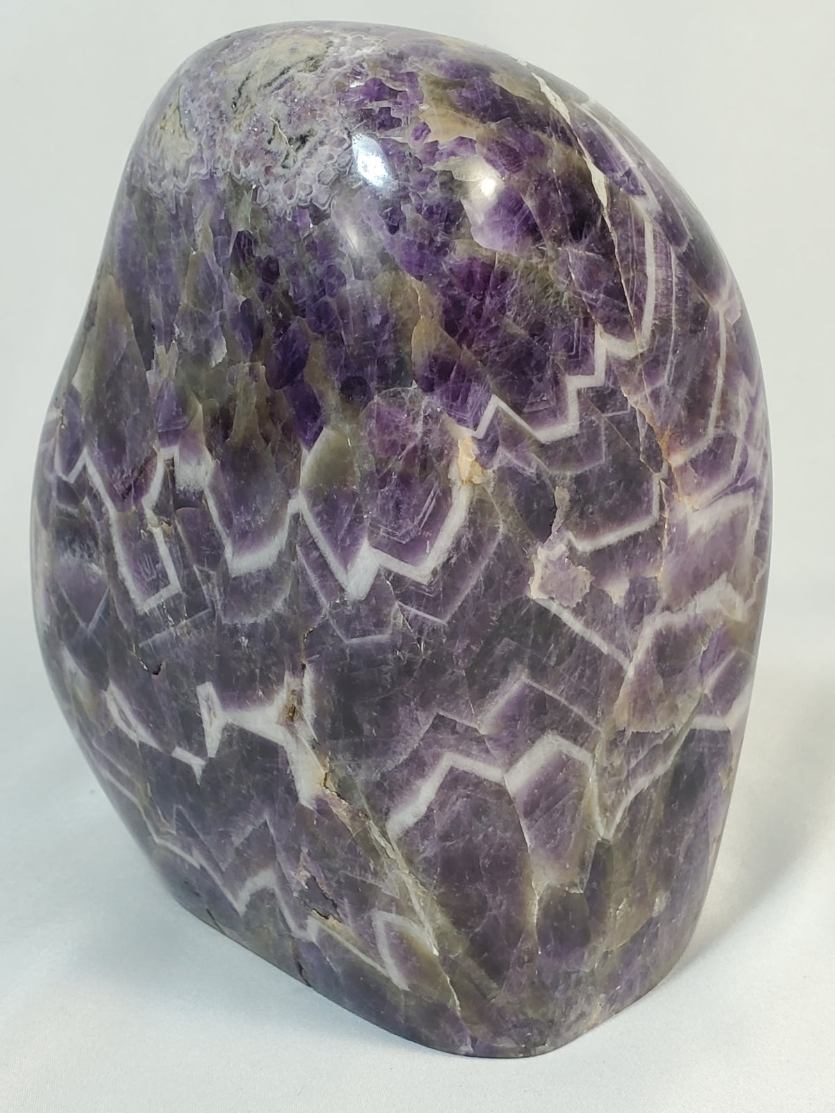 Polished Amethyst Quartz Crystal Freeform from Zambia - Extra Large