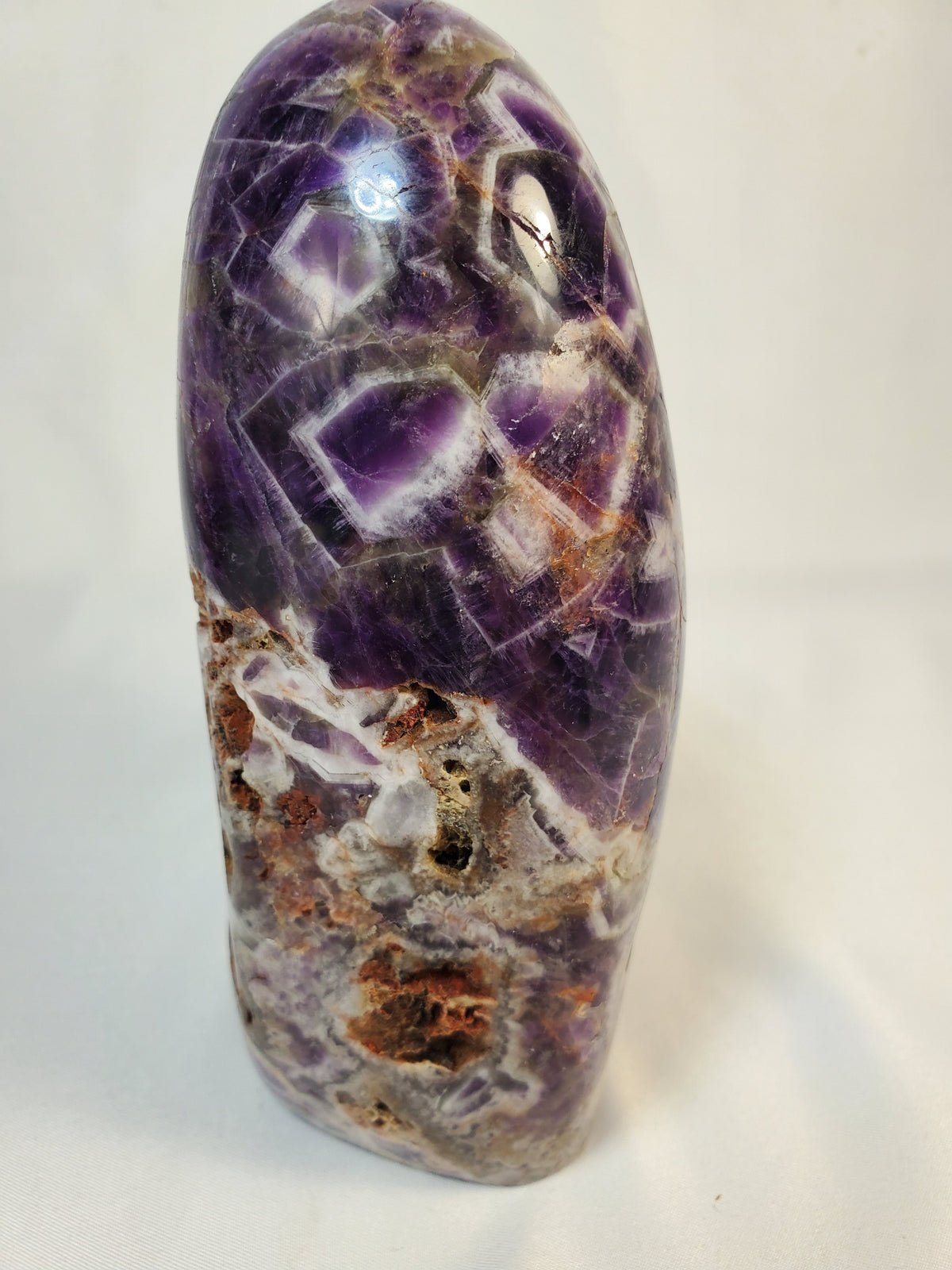 Polished Amethyst Quartz Crystal Freeform from Zambia - Extra Large
