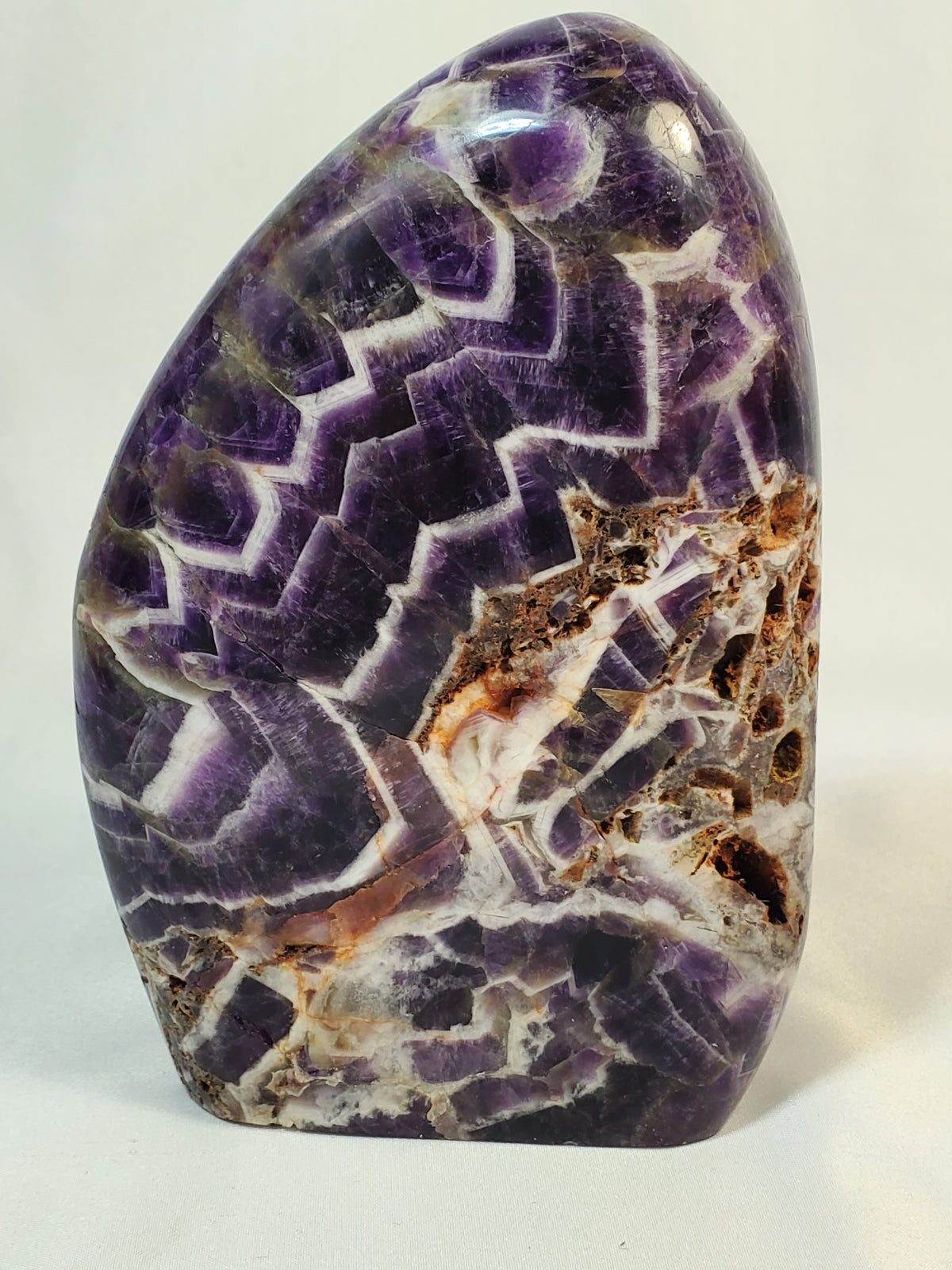 Polished Amethyst Quartz Crystal Freeform from Zambia - Extra Large