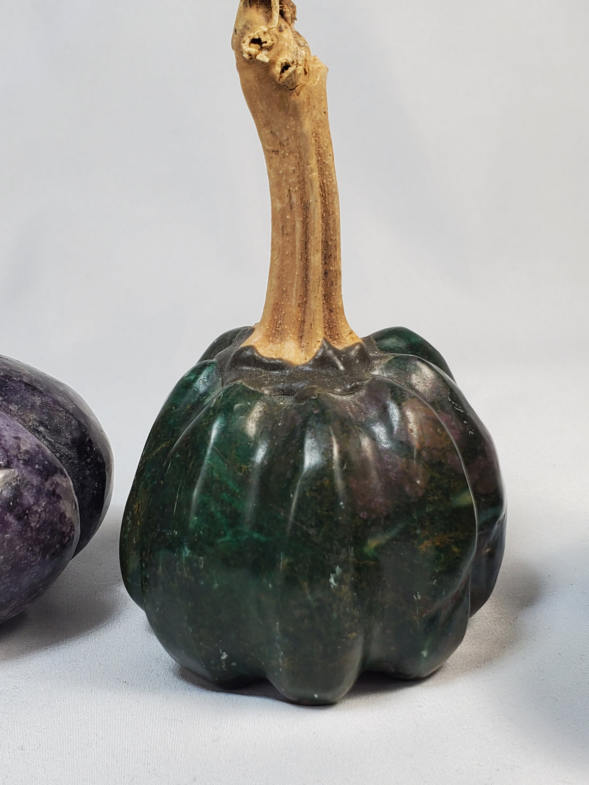 Lepidolite Pumpkins from Zimbabwe - Hand Carved