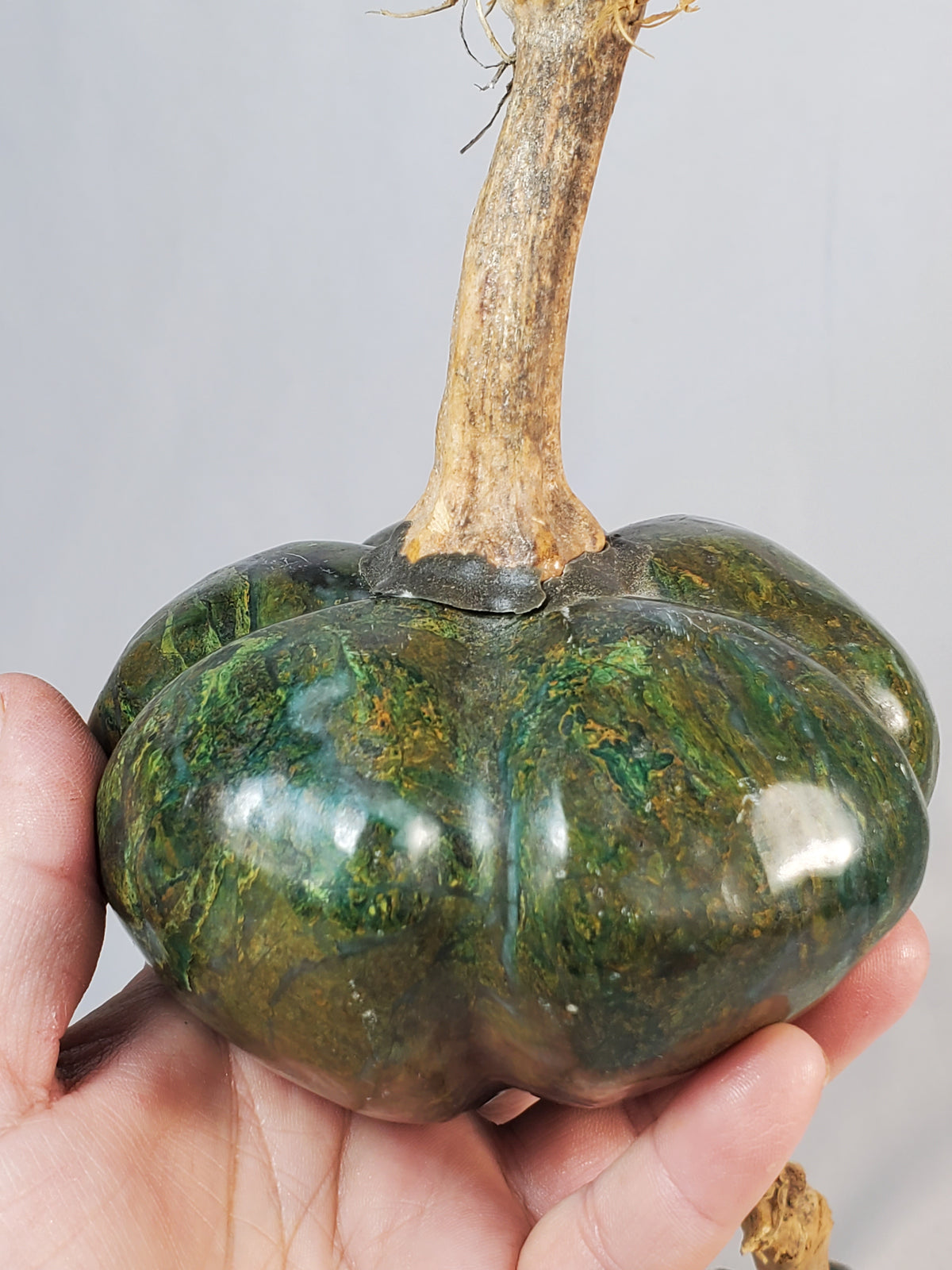 Lepidolite Pumpkins from Zimbabwe - Hand Carved