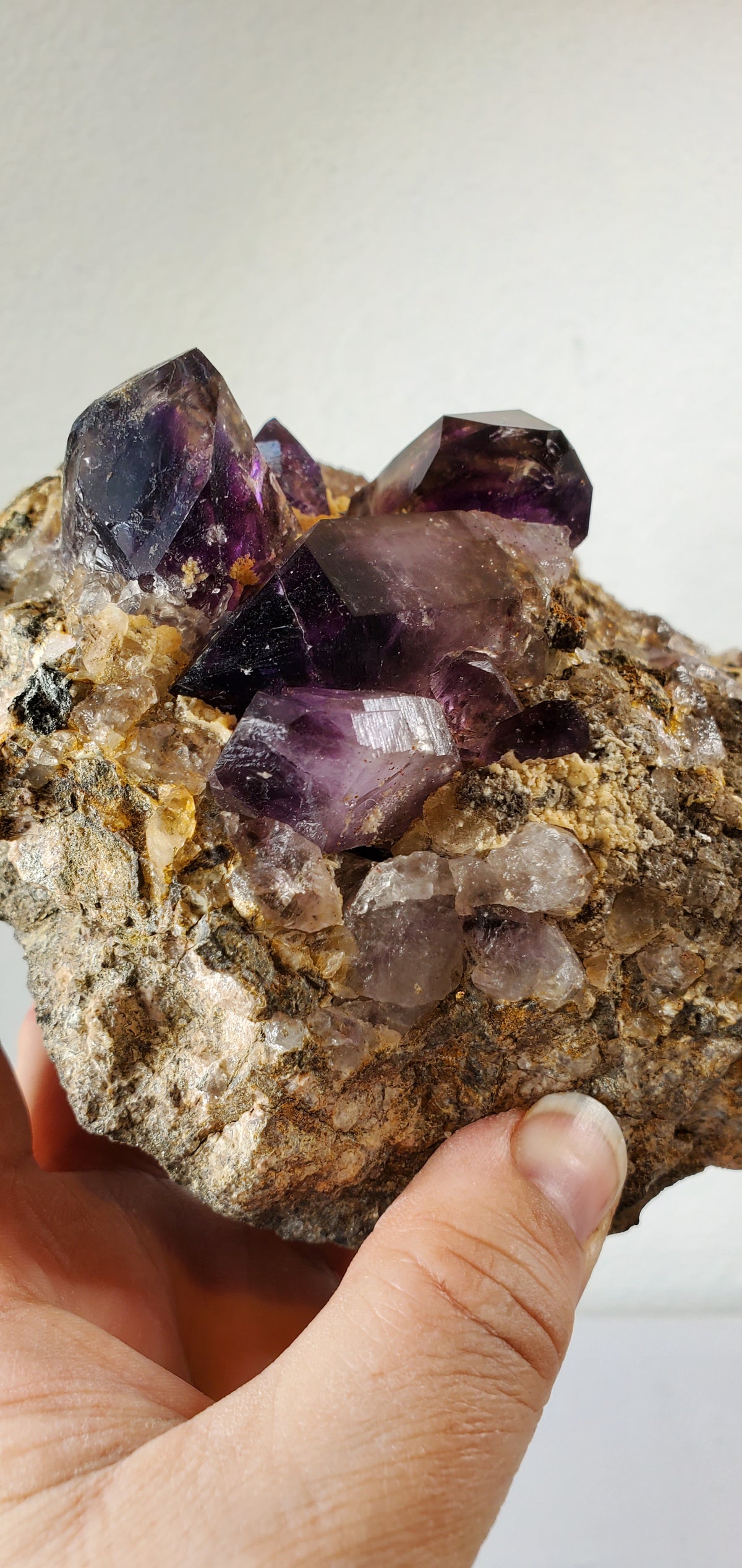Natural Brandberg Quartz Cluster from Namibia