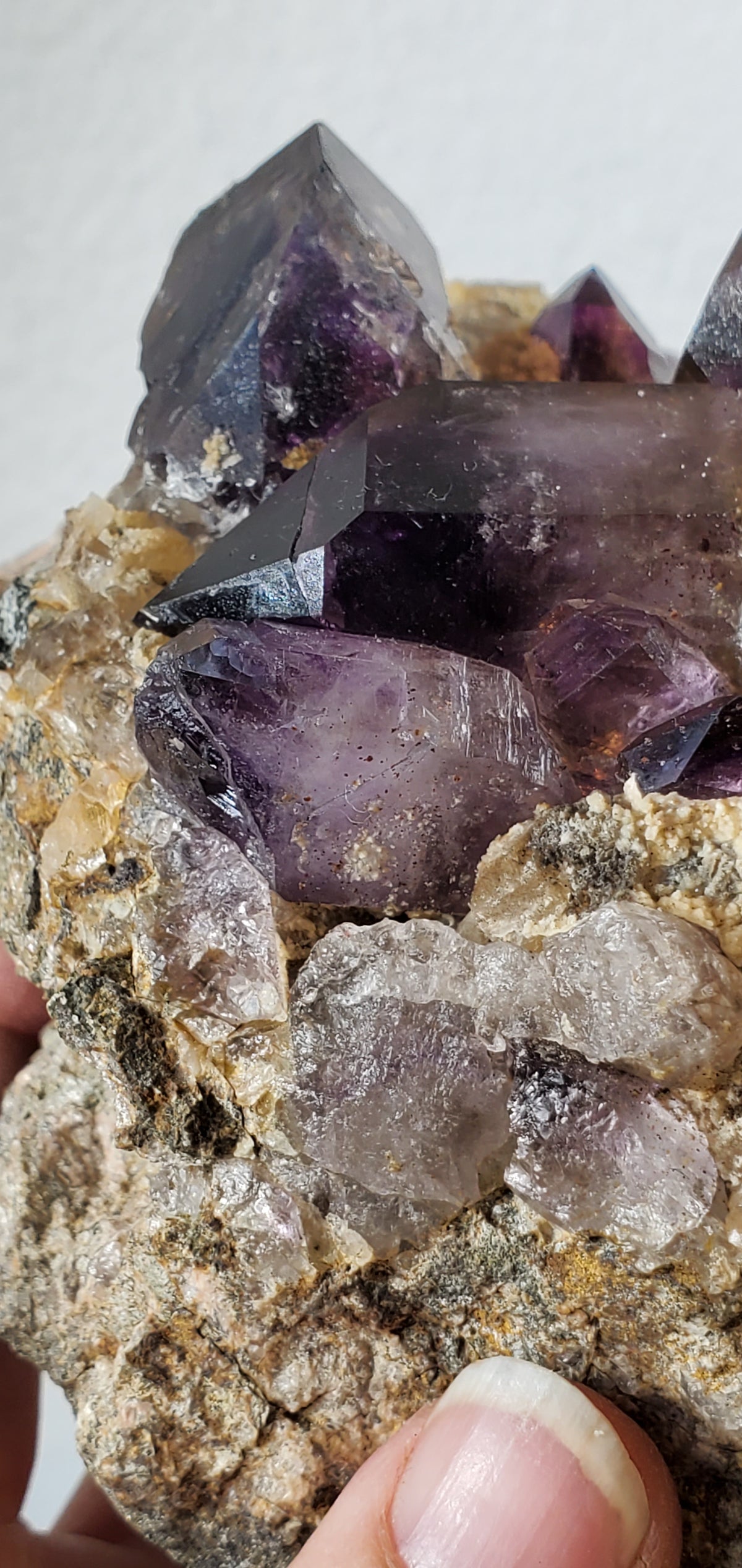 Natural Brandberg Quartz Cluster from Namibia
