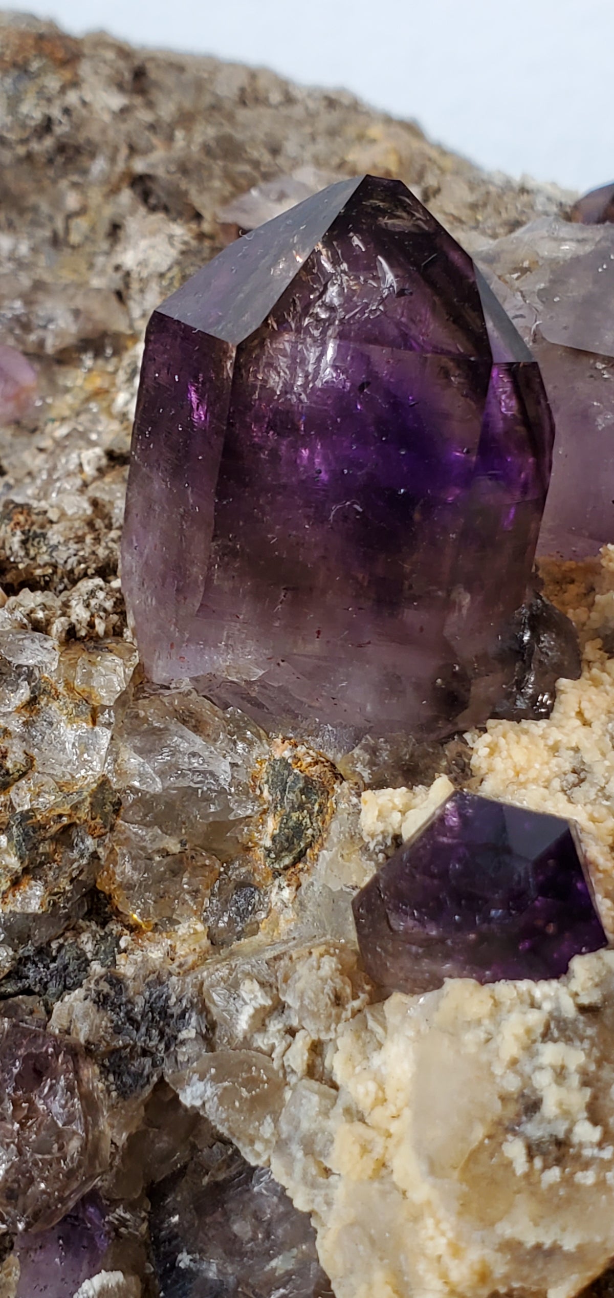 Natural Brandberg Quartz Cluster from Namibia