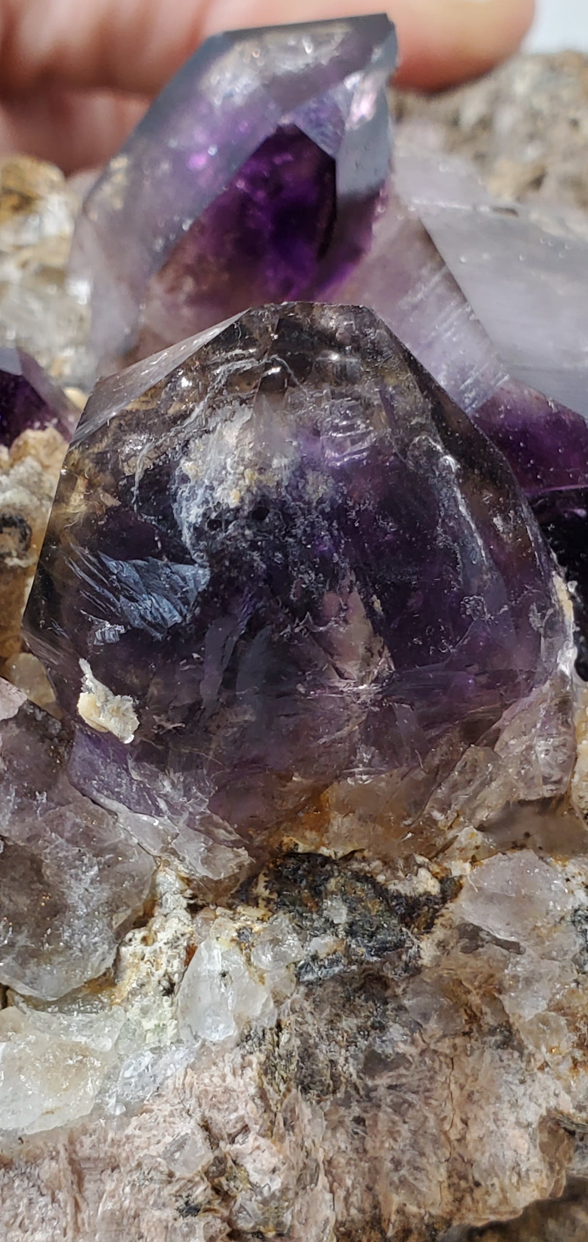 Natural Brandberg Quartz Cluster from Namibia