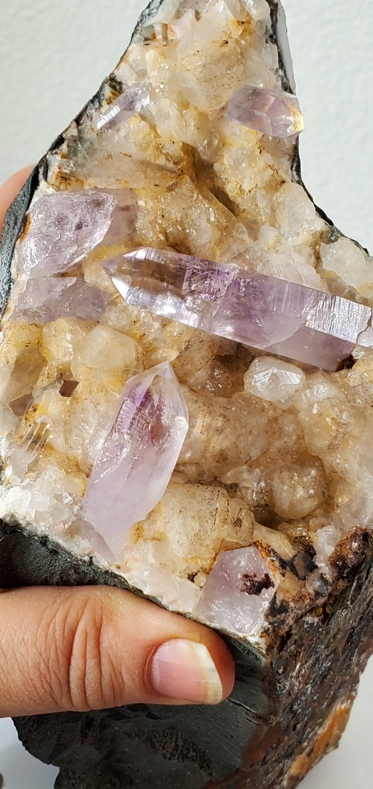 Natural Brandberg Quartz Cluster from Namibia