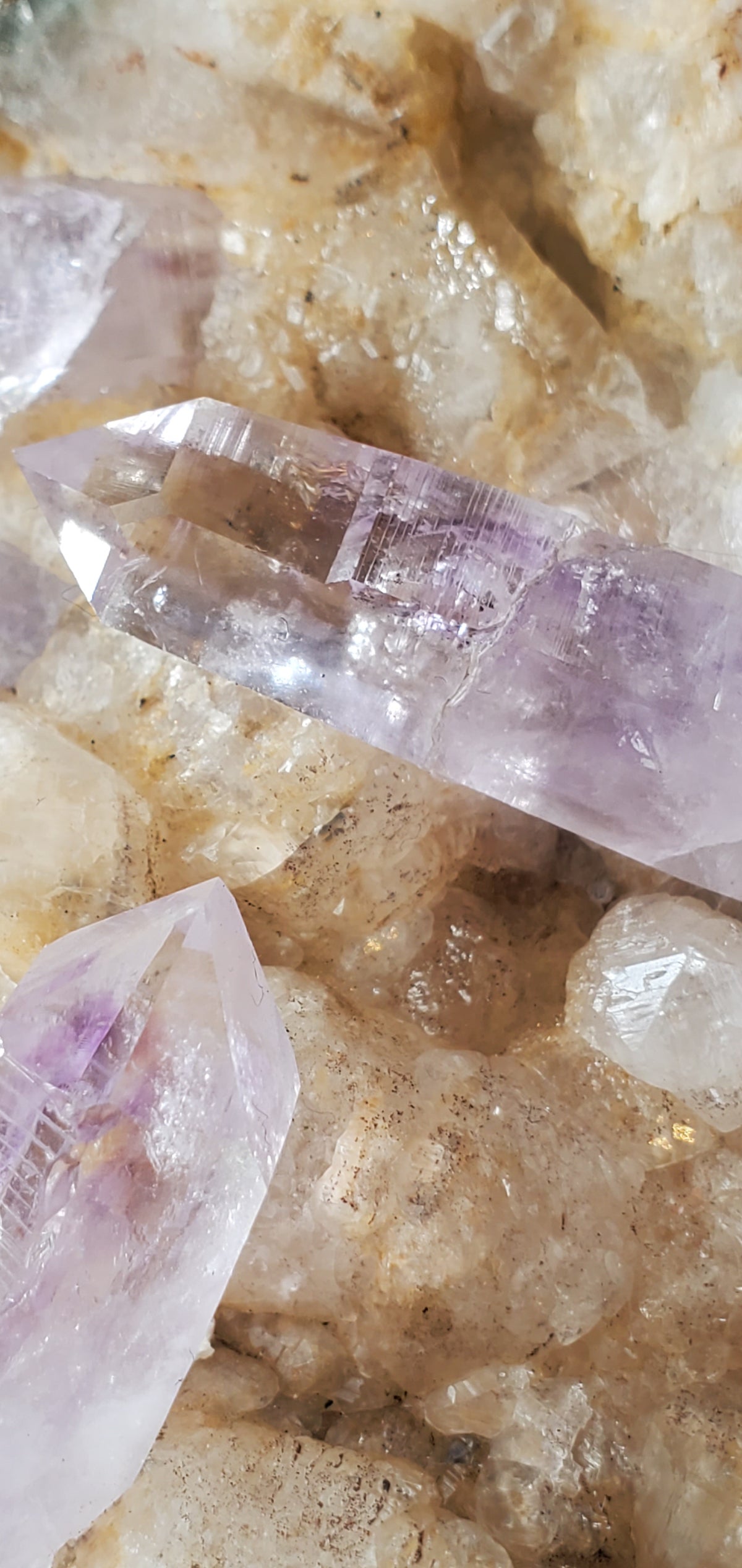 Natural Brandberg Quartz Cluster from Namibia