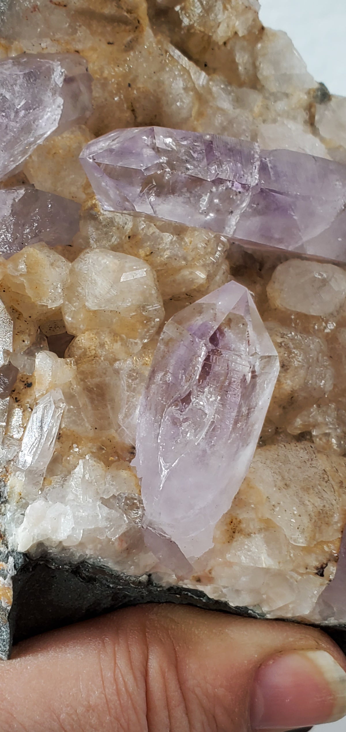 Natural Brandberg Quartz Cluster from Namibia