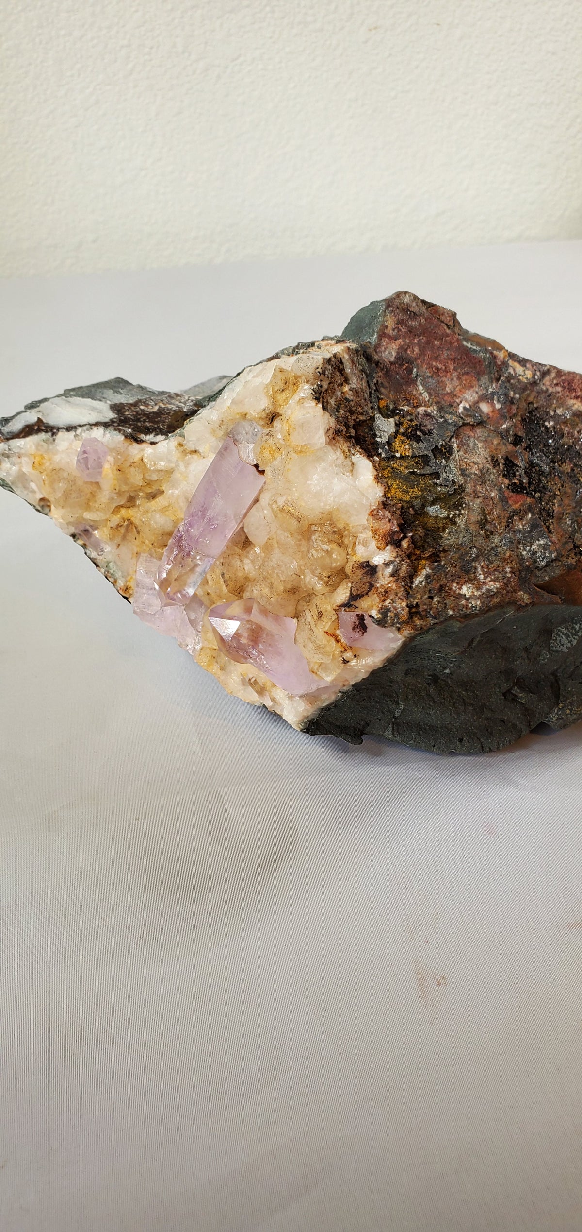 Natural Brandberg Quartz Cluster from Namibia