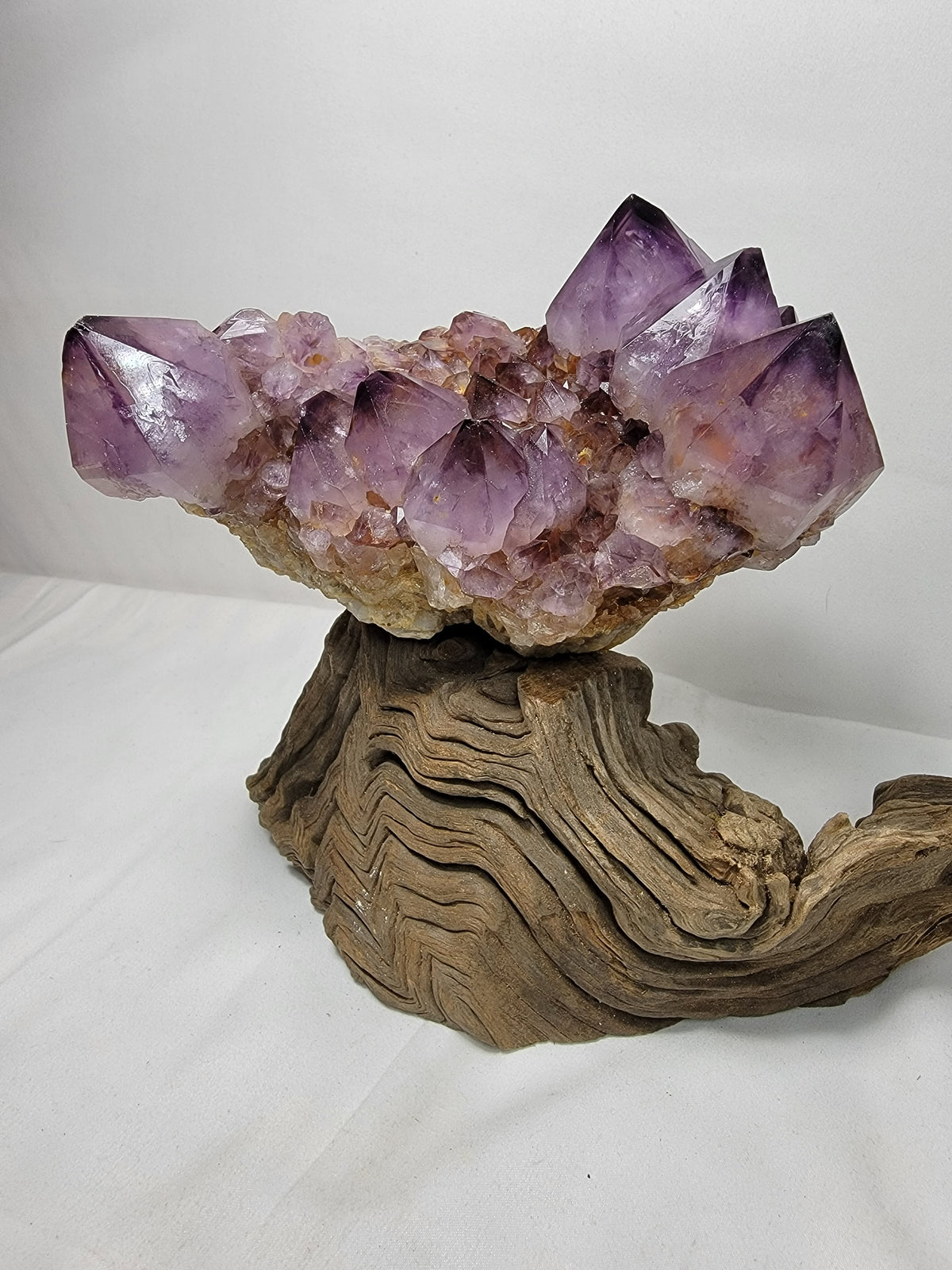 Natural Amethyst Quartz Cluster from South Africa