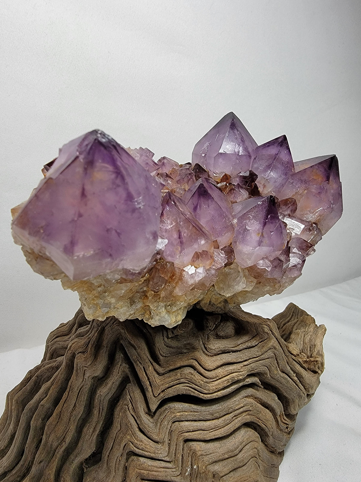 Natural Amethyst Quartz Cluster from South Africa