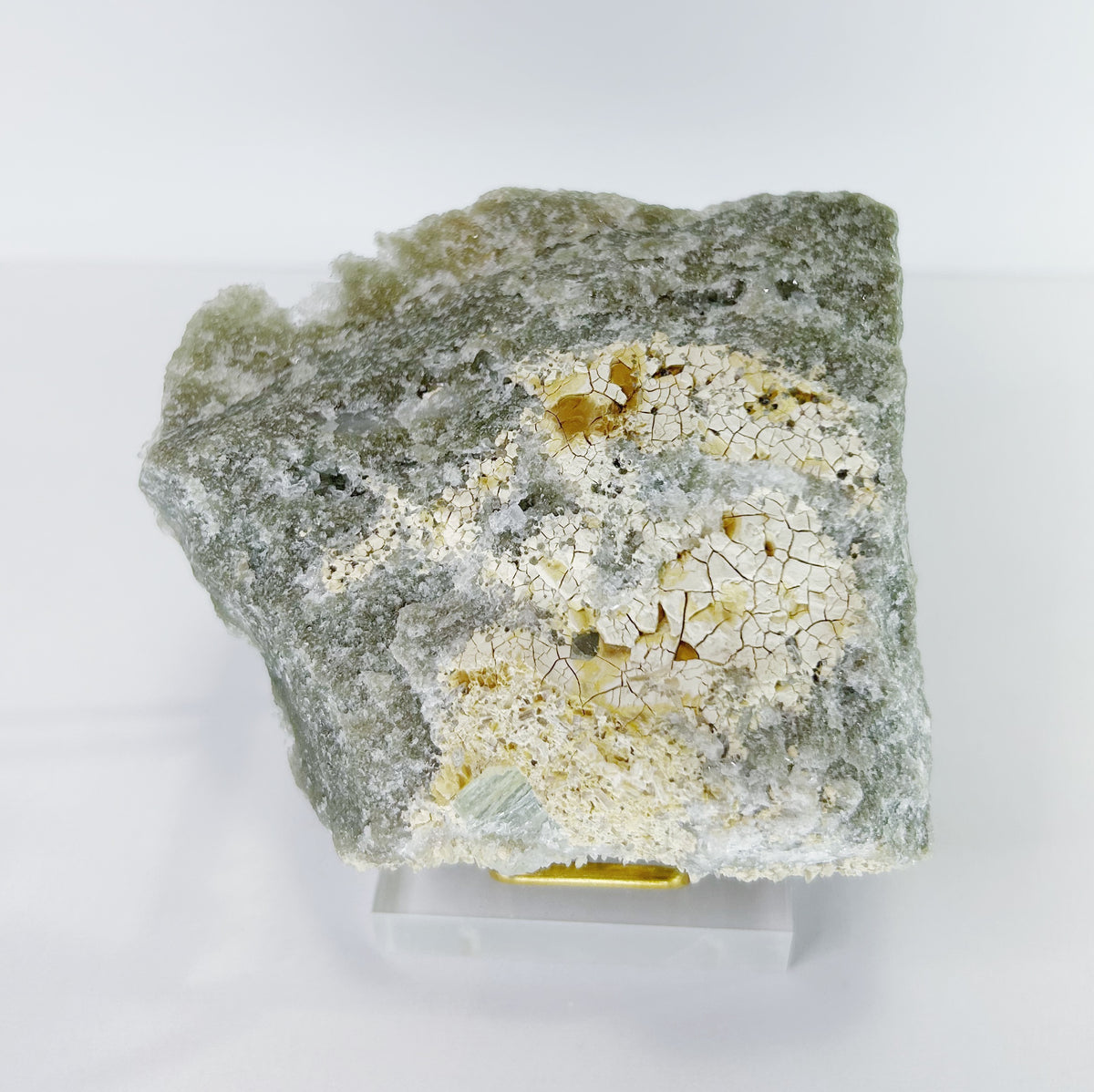 Pale Green-Blue Fluorite on Matrix