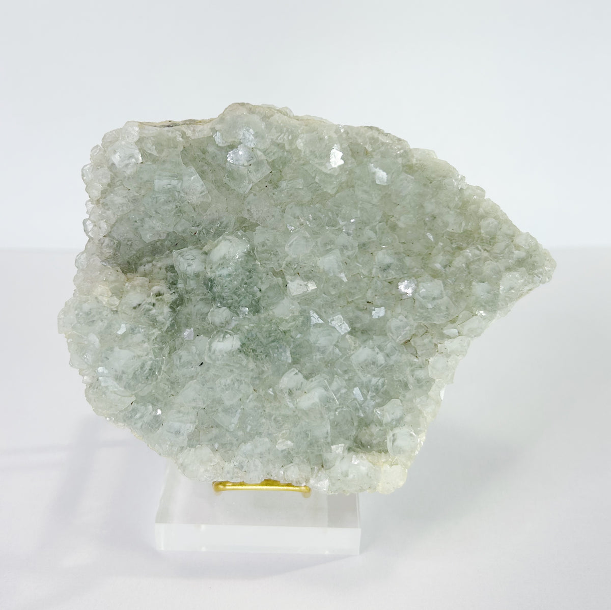 Pale Green-Blue Fluorite on Matrix