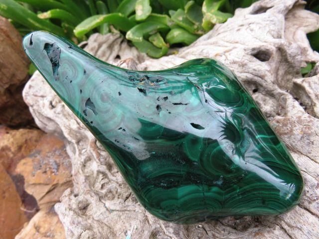 Polished Malachite Specimen from Congo
