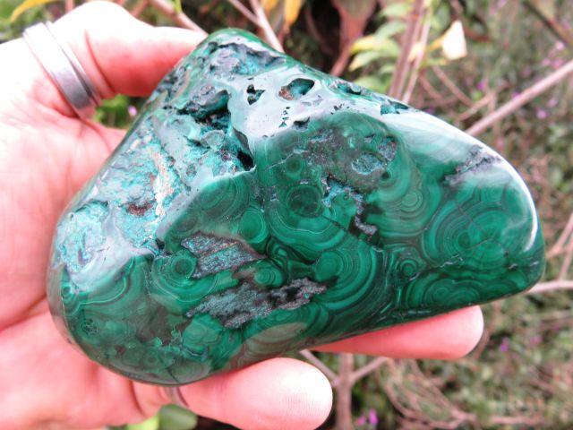 Polished Malachite Specimen from Congo