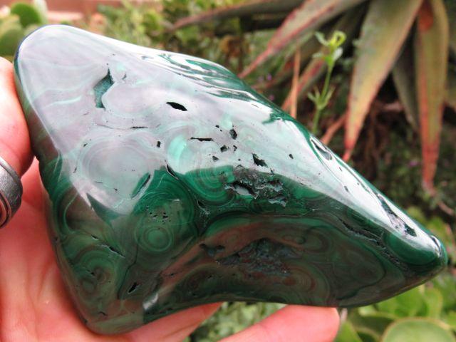 Polished Malachite Specimen from Congo
