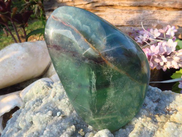 Rainbow Fluorite Standing Freeform from Fish River Canyon, Namibia