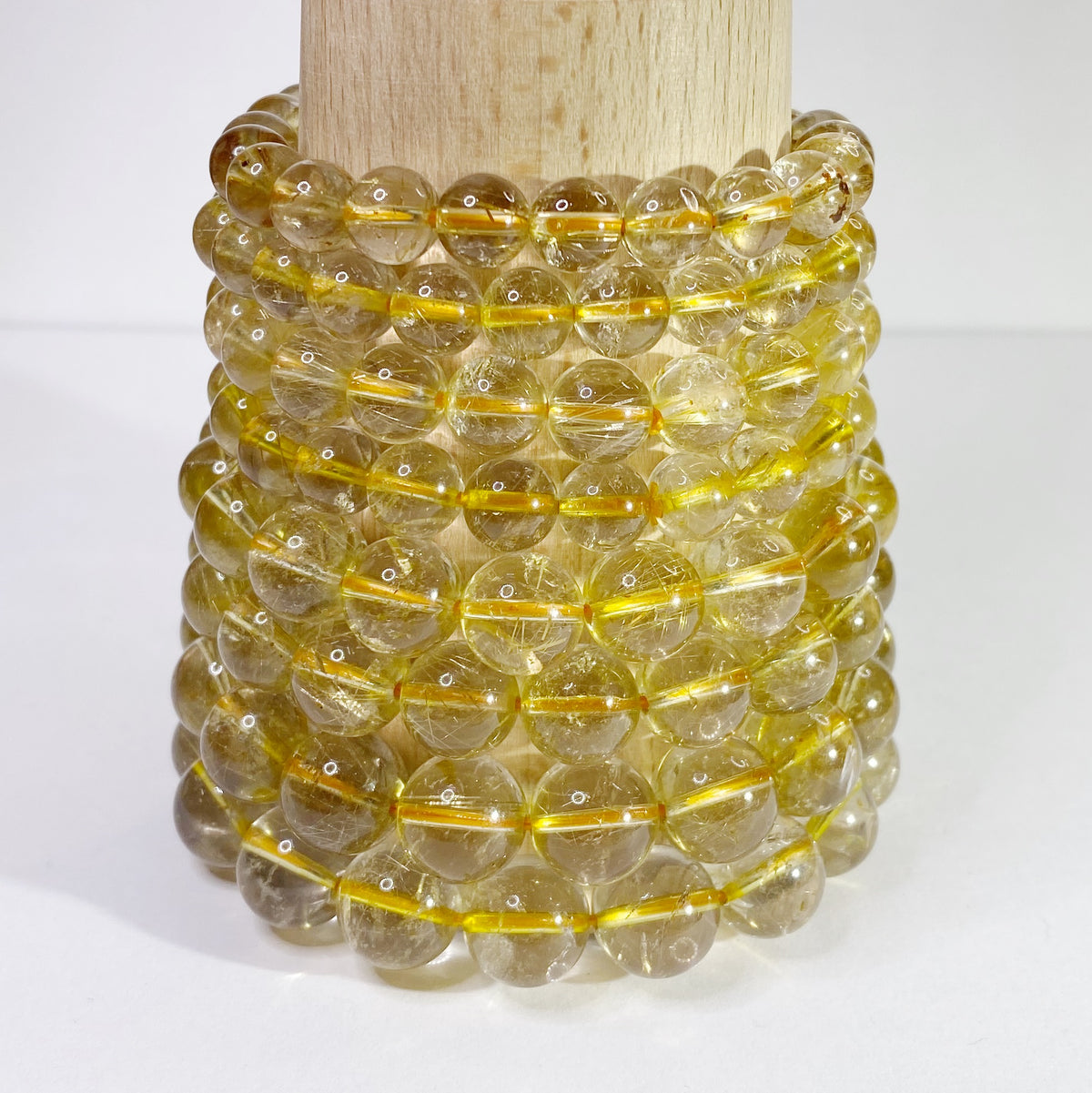 Gold Rutile Quartz Bracelet
