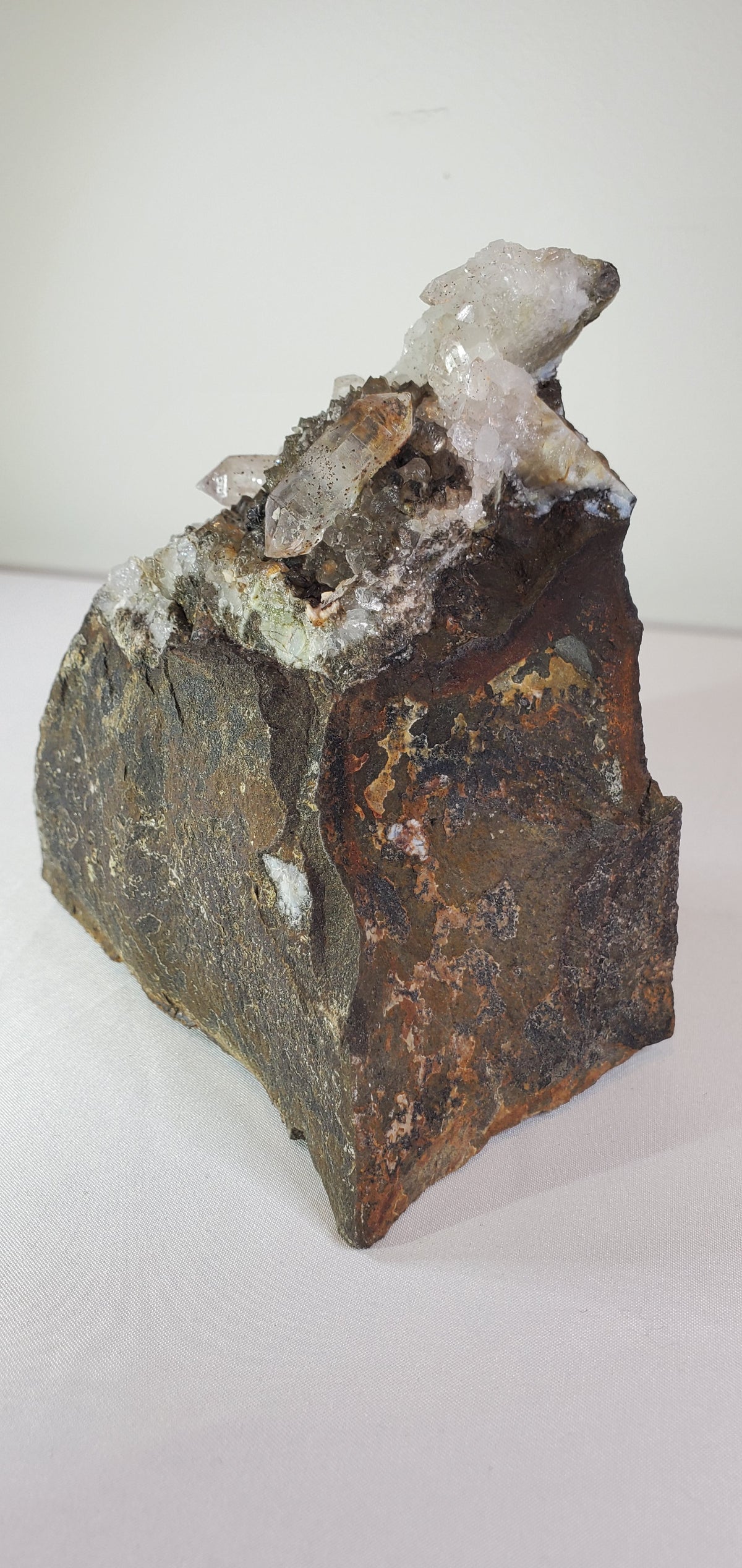 Natural Brandberg Quartz Cluster from Namibia