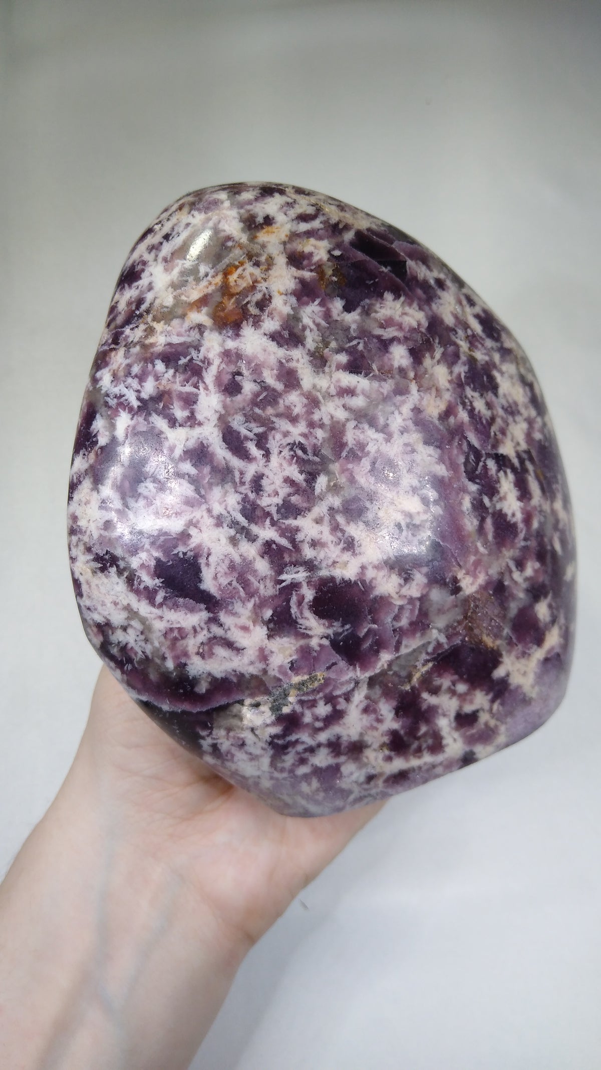 Polished Lepidolite Standing Freeform from Madagascar - Extra Large