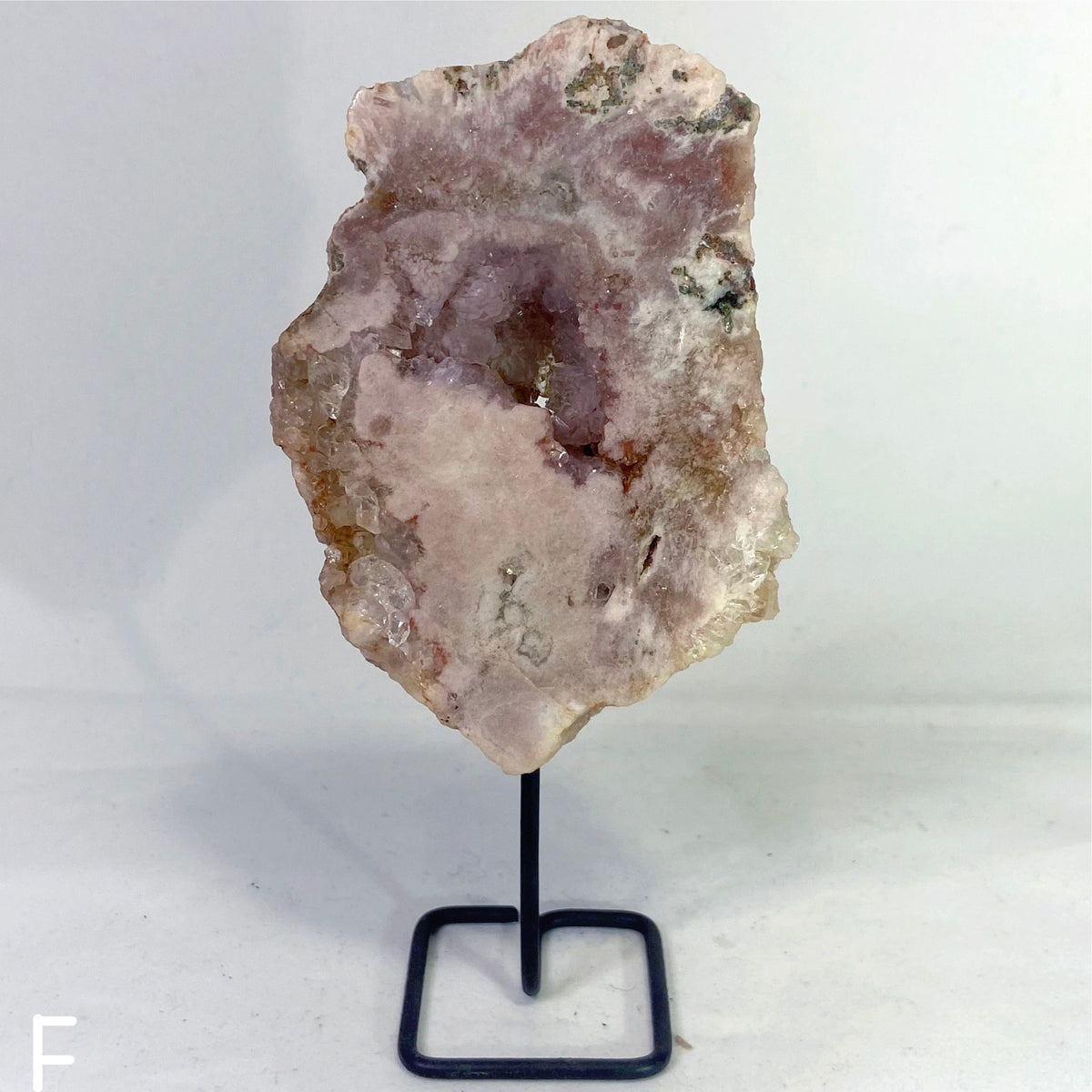 Pink Amethyst with Stand - Small, Medium