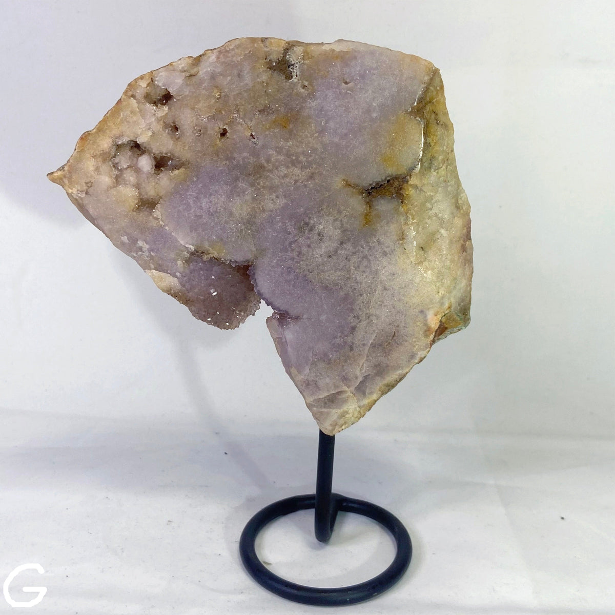 Pink Amethyst with Stand - Small, Medium