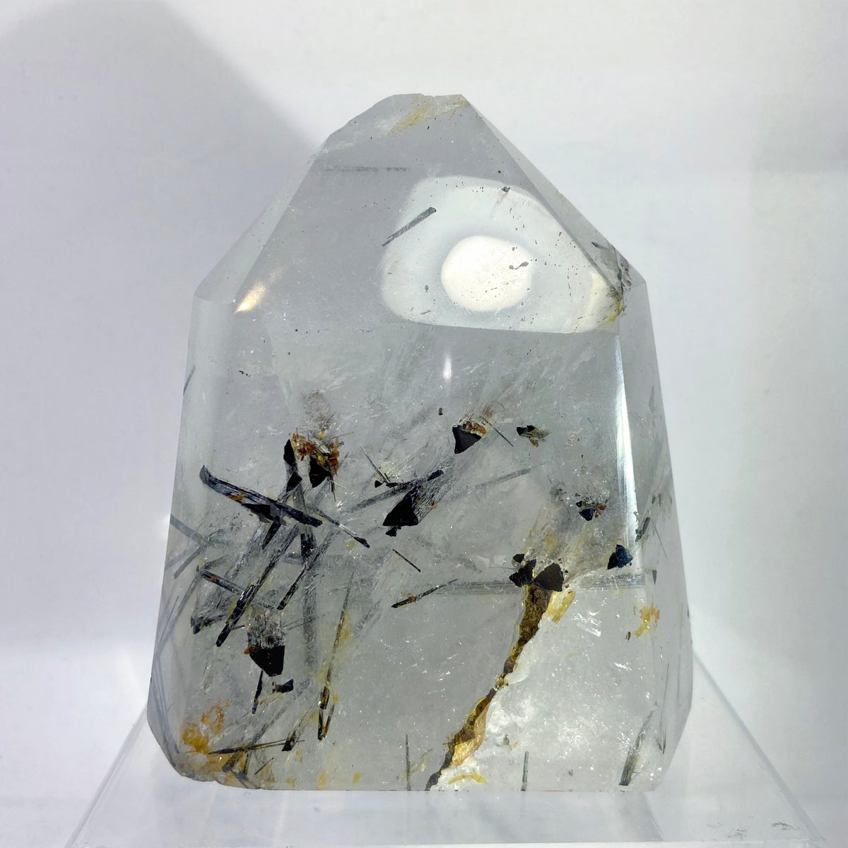 Tourmaline Quartz Point - Large