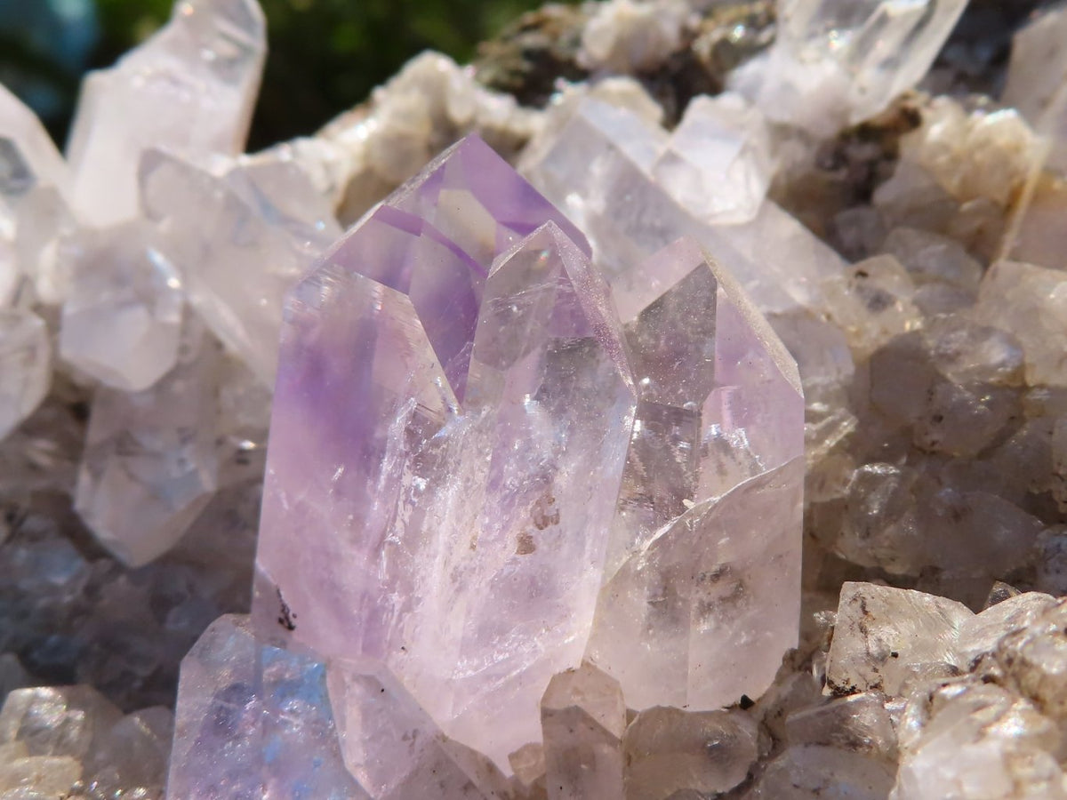 Natural Brandberg Quartz Cluster from Namibia