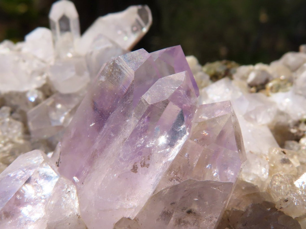Natural Brandberg Quartz Cluster from Namibia