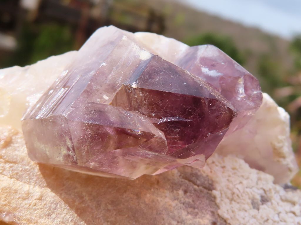 Natural Amethyst Quartz Cluster from Namibia