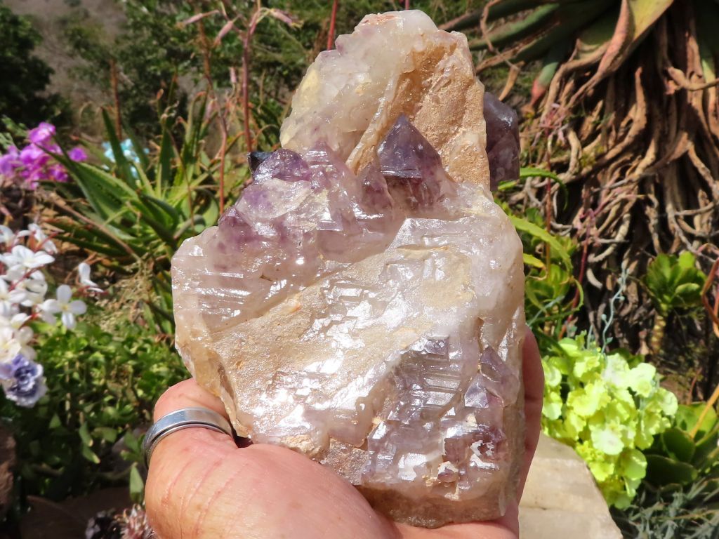 Natural Amethyst Quartz Cluster from Namibia