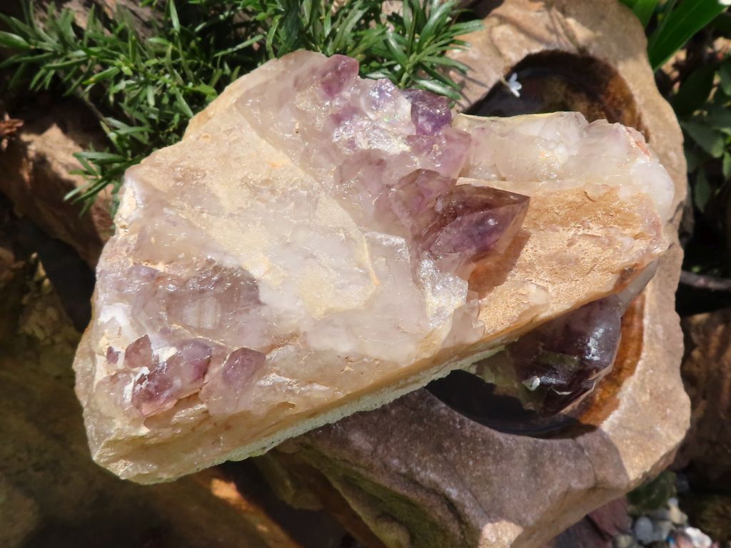 Natural Amethyst Quartz Cluster from Namibia
