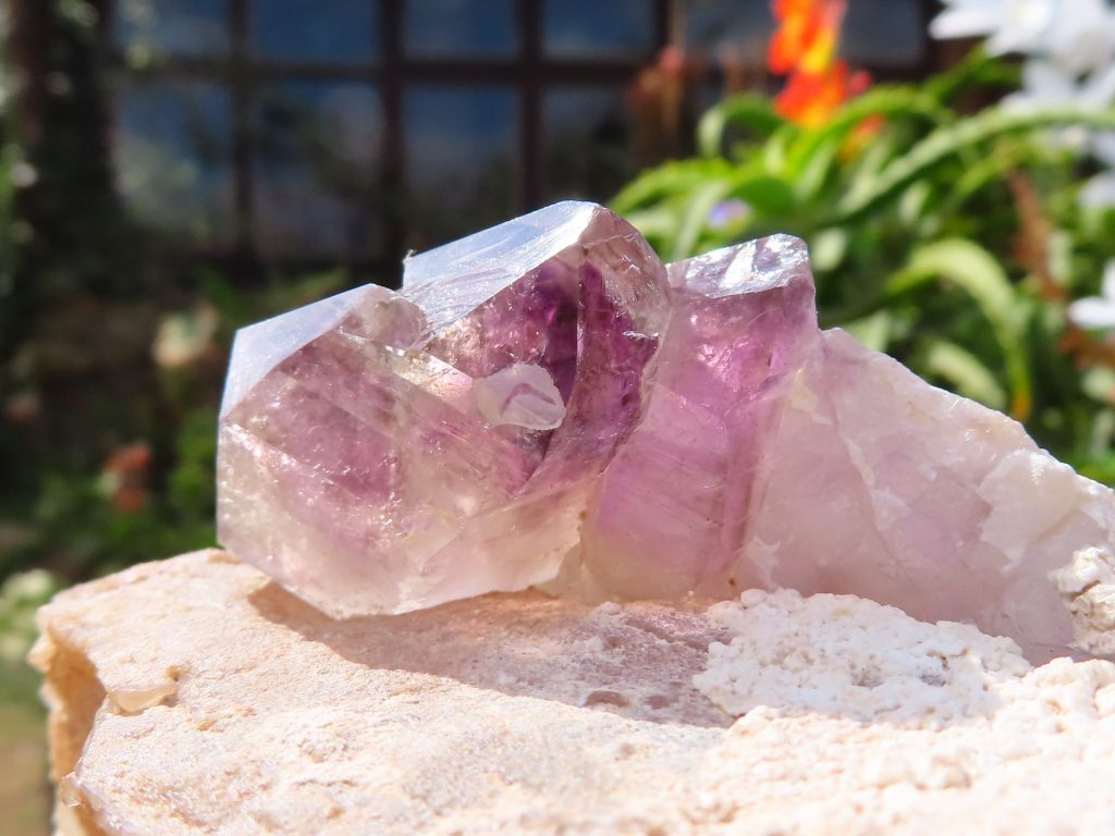 Natural Amethyst Quartz Cluster from Namibia