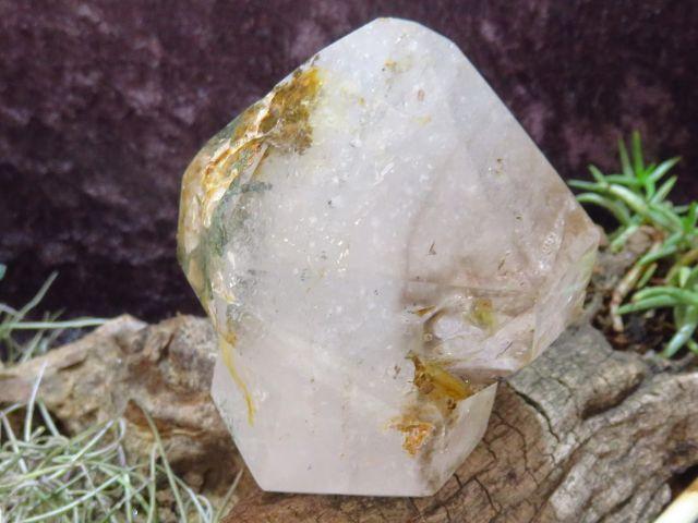 Polished Septer Quartz Crystals x 2 from Akansobe, Madagascar
