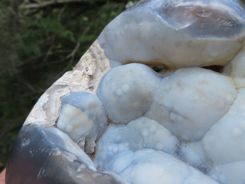 Polished Agate Geode, Eggs & a Freeform x 3 from Maintero, Madagascar