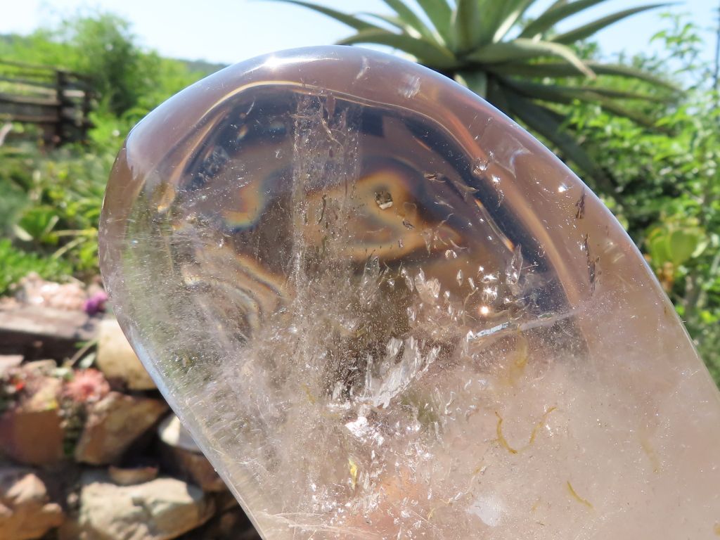 Polished Smoky Quartz Freeform from Madagascar - Extra Large