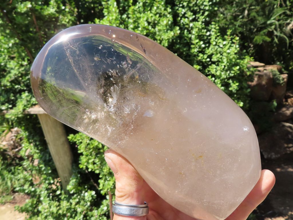 Polished Smoky Quartz Freeform from Madagascar - Extra Large
