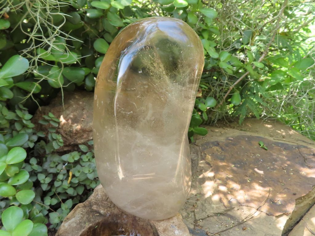 Polished Smoky Quartz Freeform from Madagascar - Extra Large