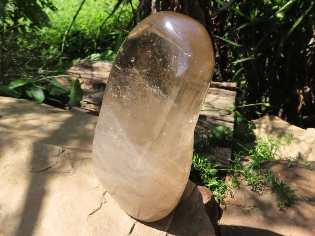 Polished Smoky Quartz Freeform from Madagascar - Extra Large