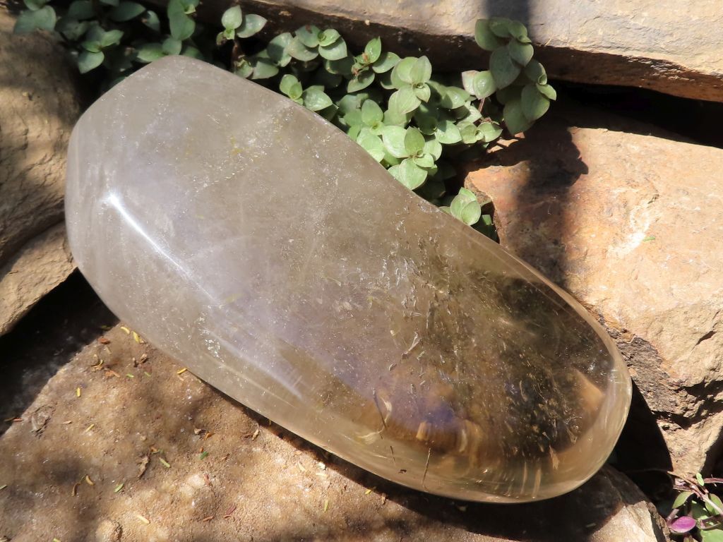 Polished Smoky Quartz Freeform from Madagascar - Extra Large