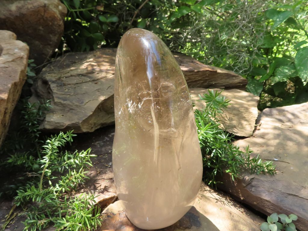 Polished Smoky Quartz Freeform from Madagascar - Extra Large