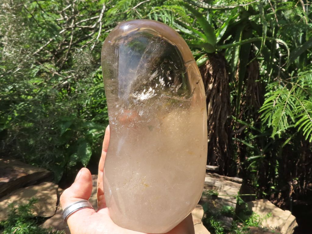 Polished Smoky Quartz Freeform from Madagascar - Extra Large
