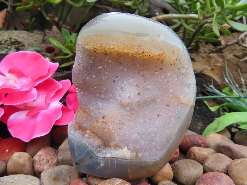 Polished Agate Geodes from Madagascar
