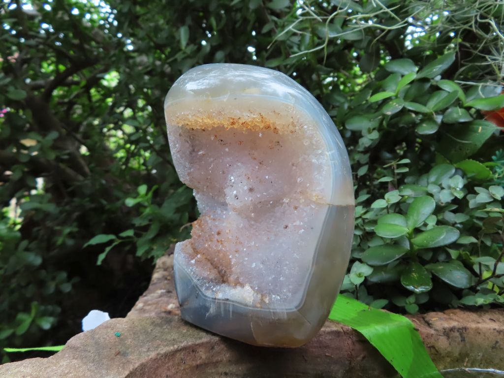 Polished Agate Geodes from Madagascar