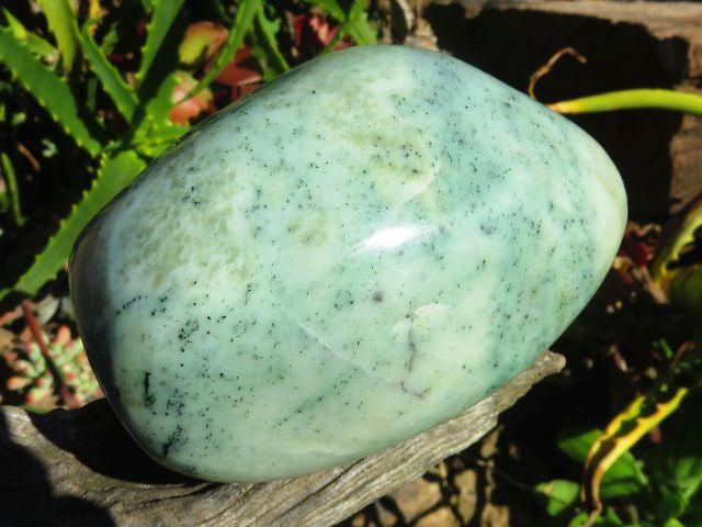 Polished Transvaal Jade Freeform from South Africa - Extra Large