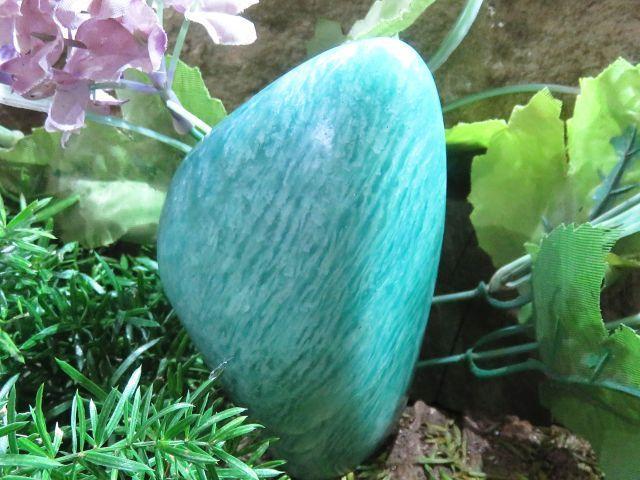Polished Amazonite Standing Freeform from Madagascar