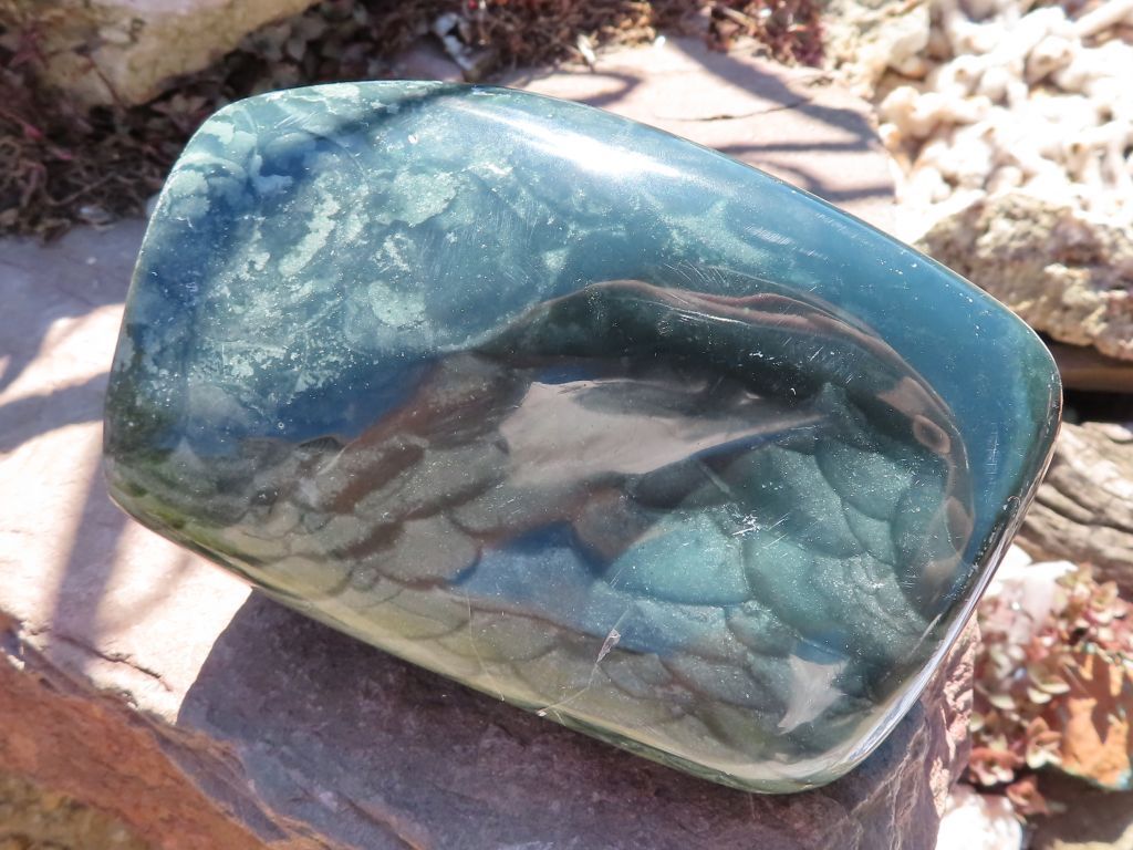 Dragon Scale Polychrome Jasper Freeforms from Madagascar