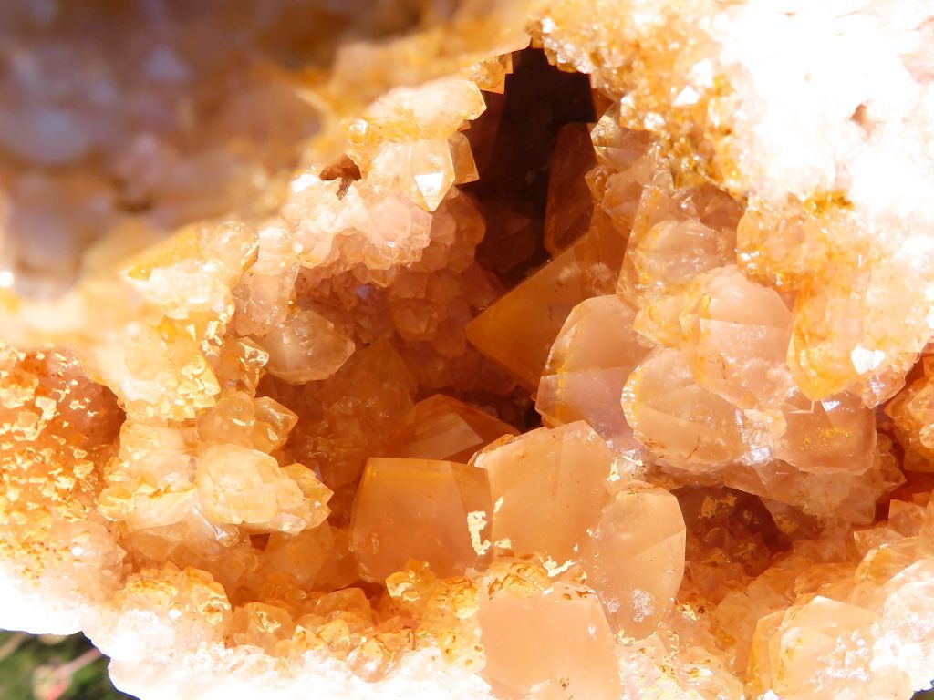 Natural Lemur Island Hematoid Amethyst Crystal Geode from Nosy Varika, Madagascar